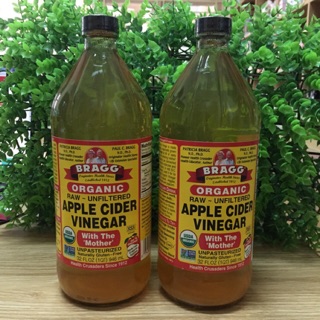 Giấm táo hữu cơ Bragg 946ml - Hàng nhập khẩu từ Mỹ
