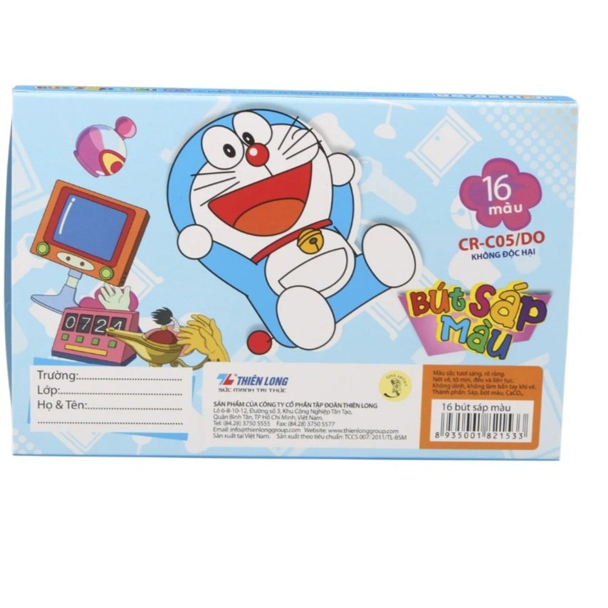 Sáp màu Colokit Doraemon CR-C05/DO  hàng có kiểm tra chất lượng và an toàn