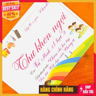 Thư khen học sinh cuối năm học