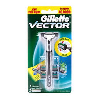 Combo Bộ Tông, Dao Cạo Râu Gillette Vector