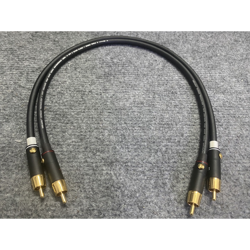 Dây av Yarbo-Dây tín hiệu 2 đầu bông sen xịn dài 0.5m