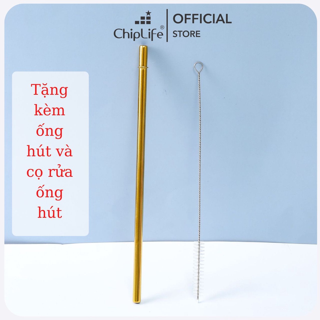 Ly Giữ Nhiệt ChipLife khắc tên theo yêu cầu LH500 INOX304 - Quà tặng sinh nhật, thuận tiện mang đi dung tích 500ml