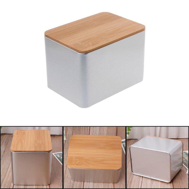 Hộp Thiếc Có Nắp Đựng Tiền Xu / Kẹo