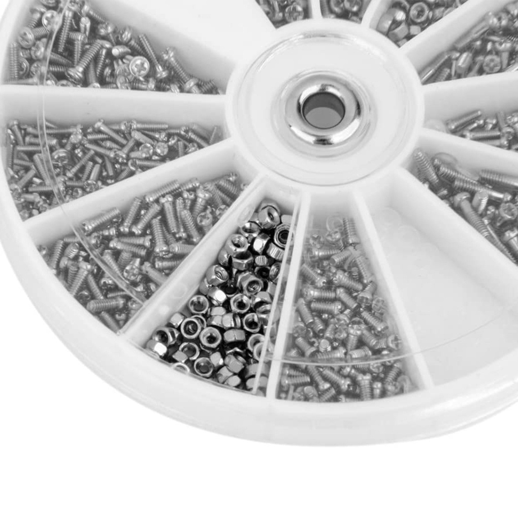 Set 240 ốc vít phụ kiện sửa chữa kính đeo mắt các loại
