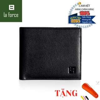 Ví Nam LAFORCE Da Bò Da Trơn VLAN9200-3-D Tặng Đón Gót Tiện Lợi