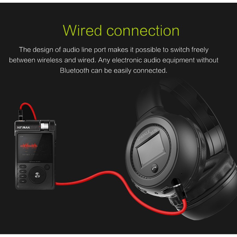 Tai nghe chụp đầu có kết nối Bluetooth Zealot B570 | BigBuy360 - bigbuy360.vn