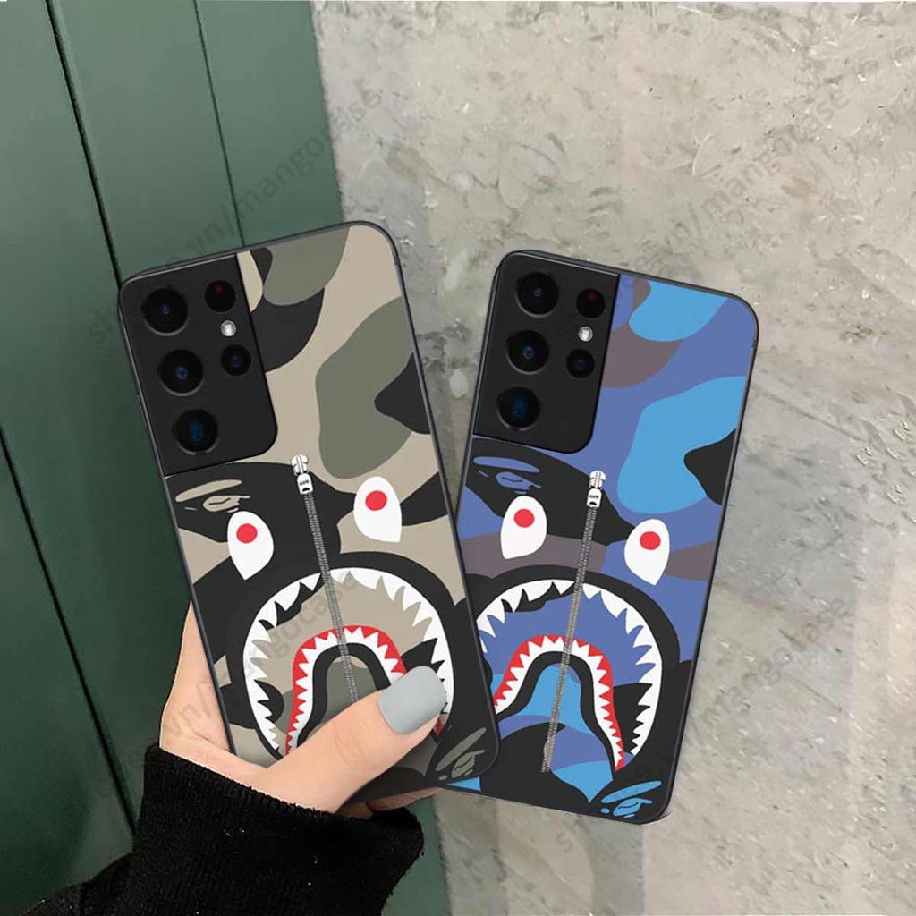 Ốp lưng điện thoại Samsung S21 Ultra drew, kaws, bape cao cấp, vỏ ốp rẻ đẹp