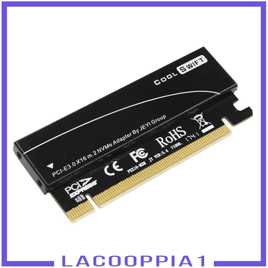 Card Ổ Cứng NVME M.2 X16 PCI-E Tốc Độ Cao Bằng Nhôm