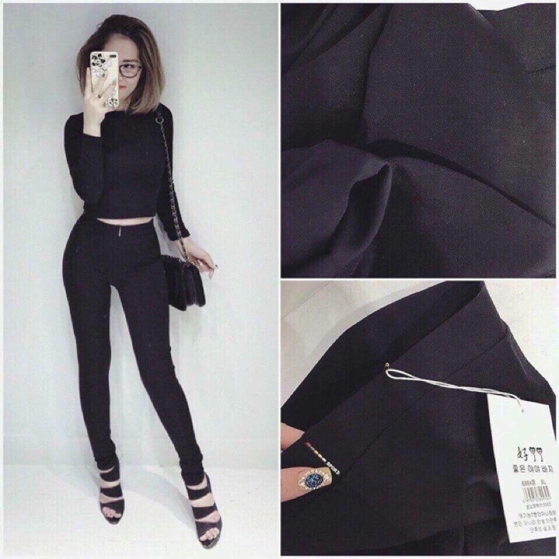 quần legging hàn siêu đẹp không cắn chỉ 100%
