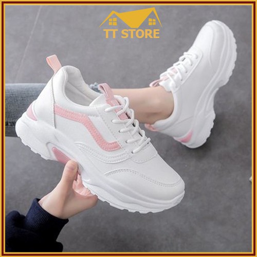 [Mã WAMT2405 giảm 10K đơn 0K] GIÀY THỂ THAO NỮ SIÊU ĐẸP, SIÊU XINH. 2 MÀU (TRẮNG,XANH) ĐỘN ĐẾ 5cm TĂNG CHIỀU CAO. | BigBuy360 - bigbuy360.vn