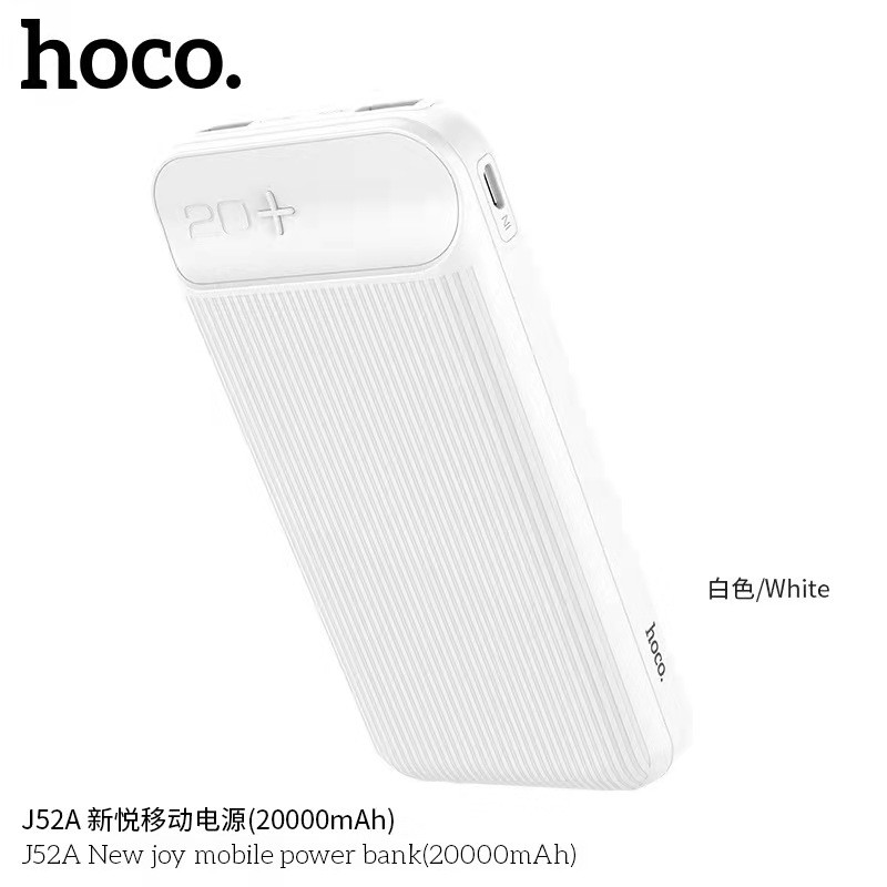 [Mã 153ELSALE2 giảm 7% đơn 300K] Pin Sạc Dự Phòng HOCO 20.000mAh-J52A