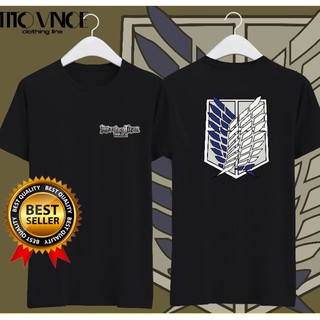 RẺ VÔ ĐỊCH- Áo thun Anime Attack on Titan - Đôi Cánh Tự Do độc đẹp cá tính