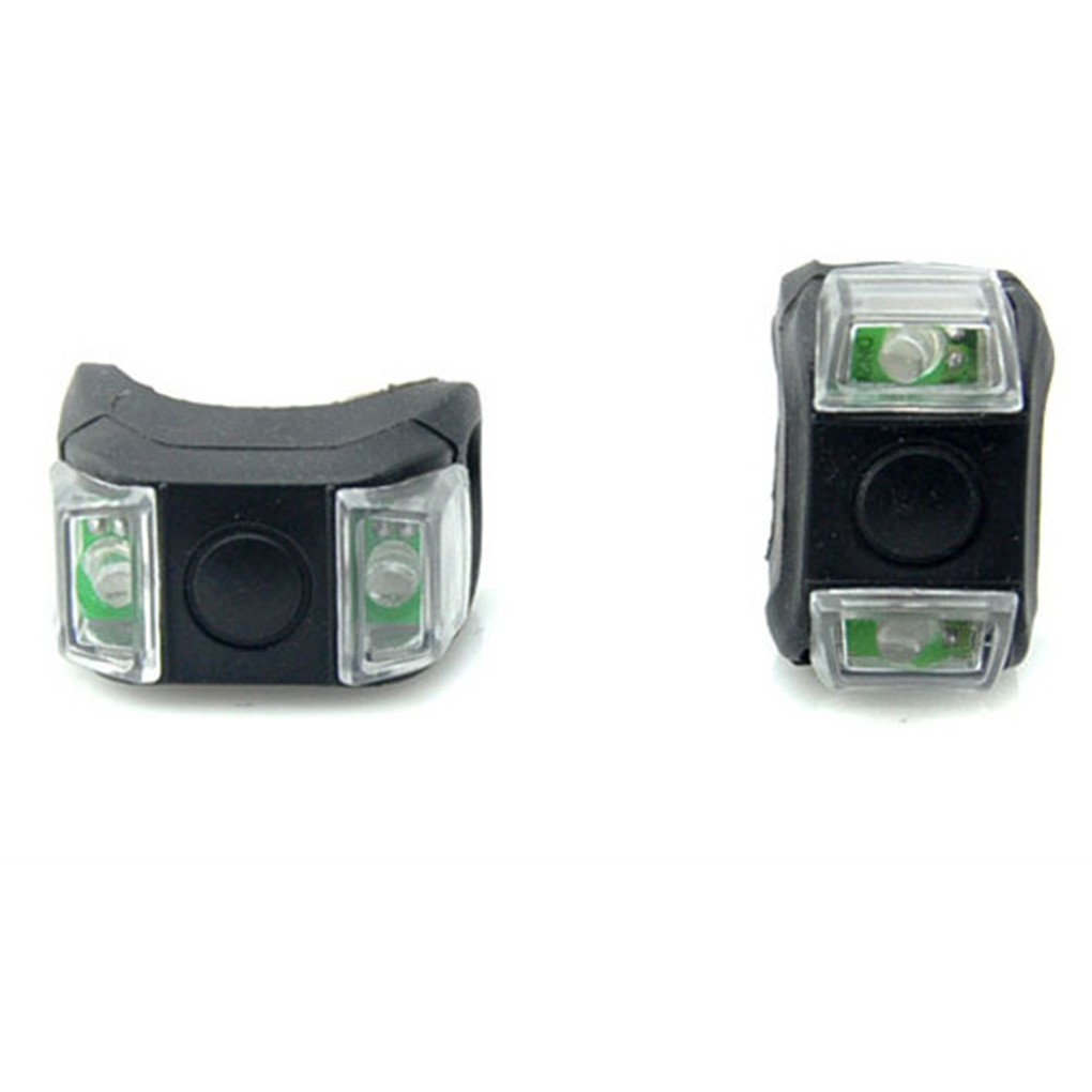 Đèn LED bánh trước xe đạp 2 bóng