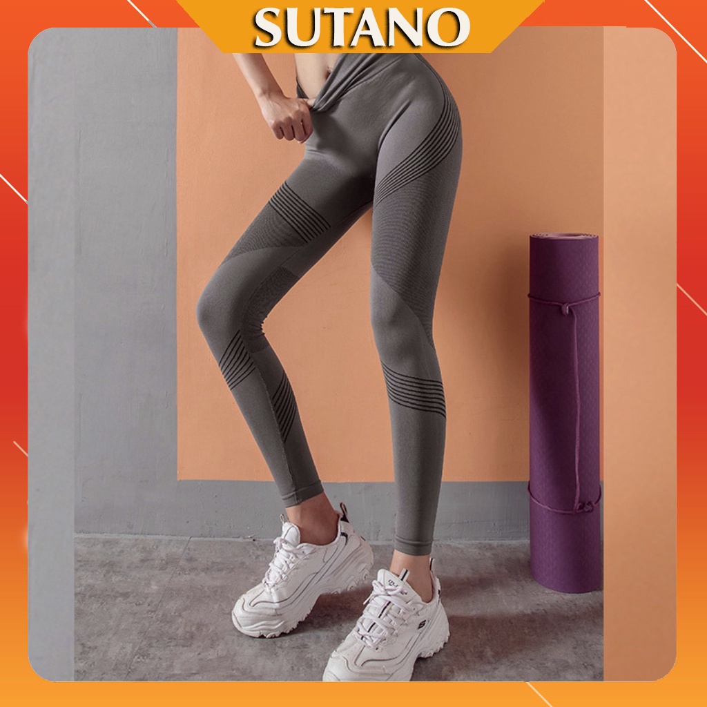 Quần tập gym yoga- quần thể thao thể dục cho nữ co giãn chất đẹp hàng quảng châu Q496 SUTANO