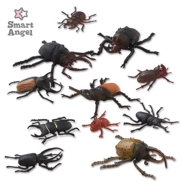 NISHIMATSUYA- Bộ đồ chơi vương quốc côn trùng 11 loài bọ hung Smart Angel