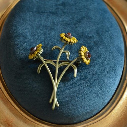 Cài áo thời trang hình hoa hướng dương 3D xinh xắn GC207