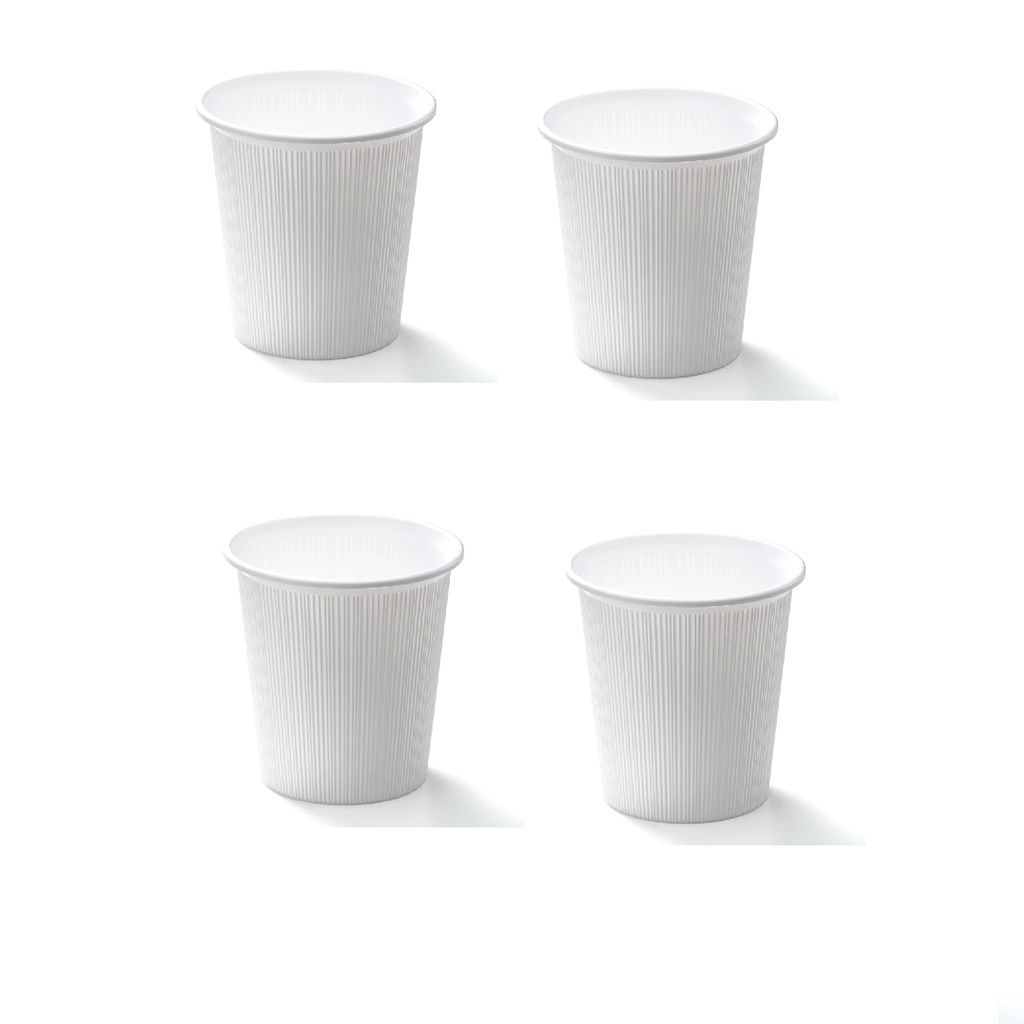 Daiso Chậu Hoa Cao Plastic Basket Stripes