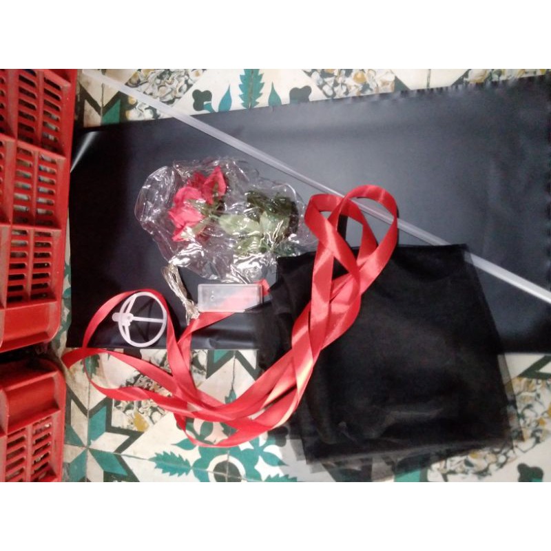 Sét nguyên liệu làm 1 hoa hoa bóng màu sắc ghi chú