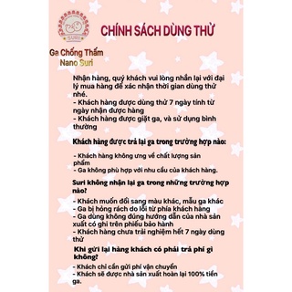 Ga coton chống thấm cao cấp Nano suri.