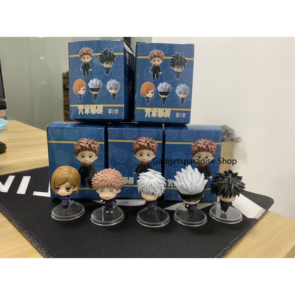 MEGUMI Set 5 Mô Hình Đồ Chơi Nhân Vật Hoạt Hình Nhật Bản Xinh Xắn