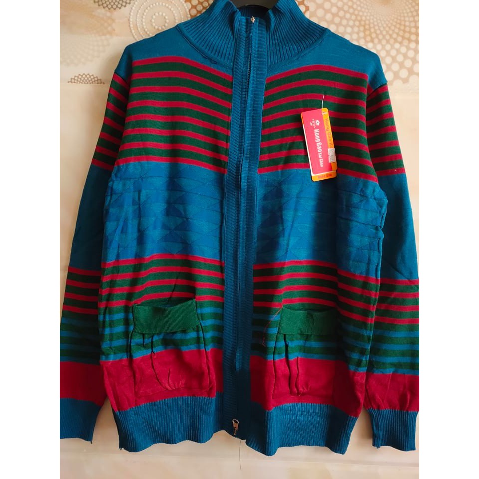 Áo khoác len trung niên dệt kim Size Đại Quảng Châu | BigBuy360 - bigbuy360.vn