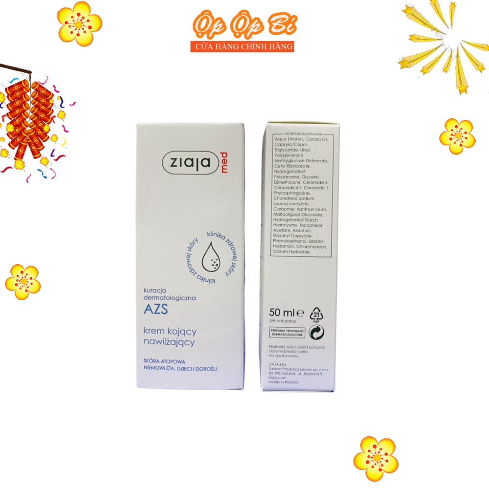 Kem Dưỡng Ẩm, Tái Tạo Phục Hồi - Ziaja Med Atopy