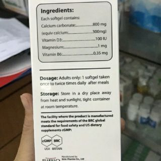 Liquid calcium bổ sung calci