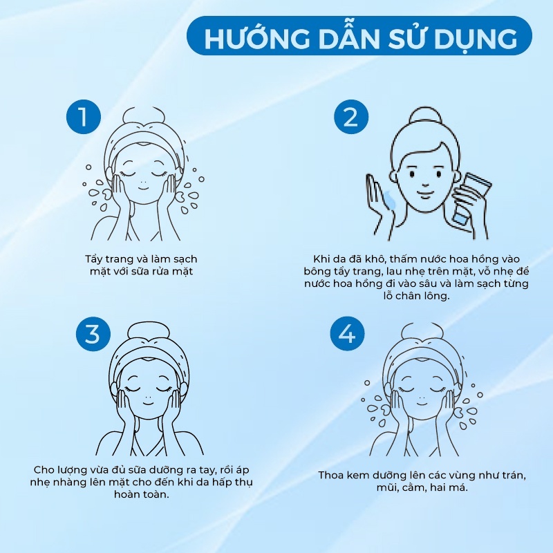 Bộ Trắng Da - Bộ Dưỡng Trắng Da Dưỡng Ẩm Chiết Xuất Từ Collagen 3w Clinic Hàn Quốc
