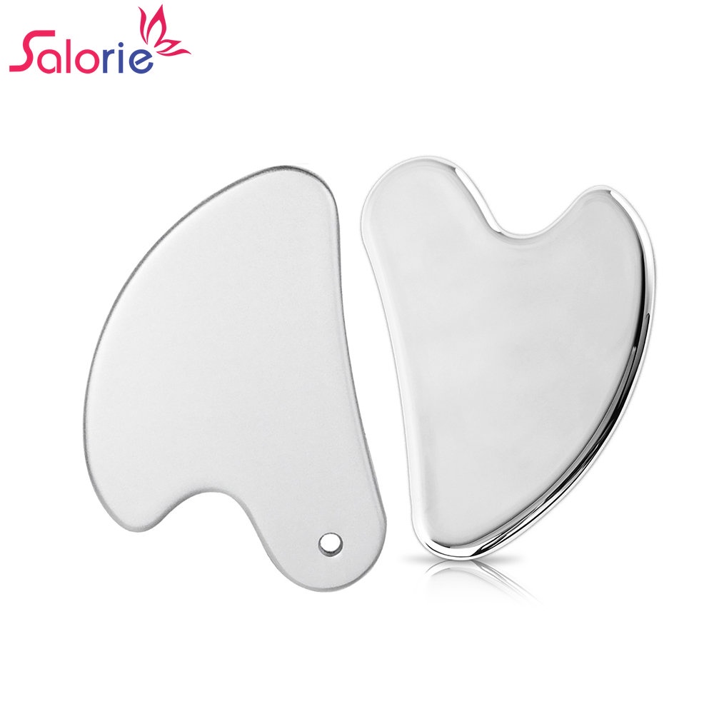 Dụng cụ mát xa Salorie thép không gỉ giúp nâng cơ da mặt chống lão hóa