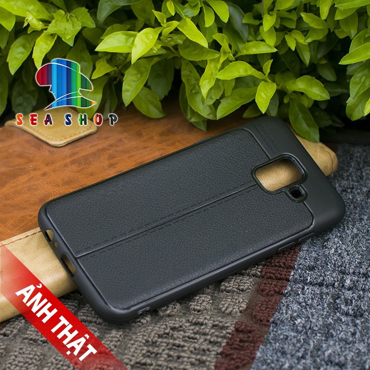 Ốp lưng Samsung Galaxy J6 2018 vân da loại A