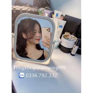 Gương Lúa Mạch Vuông🌼FREESHIP🌼Gương Lúa Mạch Tròn Xoay 360 Độ