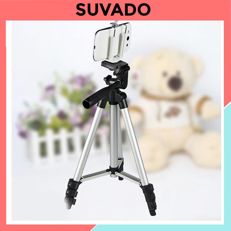 Giá đỡ 3 chân máy chụp ảnh Tripod 3110 Gậy Livestream, quay tiktok, chụp ảnh (tặng Giá kẹp điện thoại, Remote, Túi)