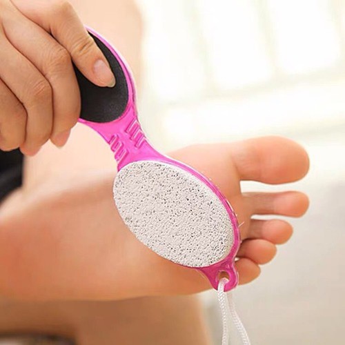 Chà gót chân 4 chức năng mài dũa móng chà gót chân có bàn chải tiện dụng tẩy tế bào chết chăm sóc chân