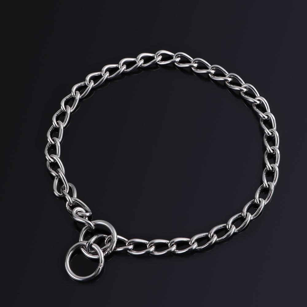 Vòng Cổ Cho Thú Cưng Bằng Thép Không Gỉ Bền Chắc Chống Mối Hàn Vừa Và Lớn