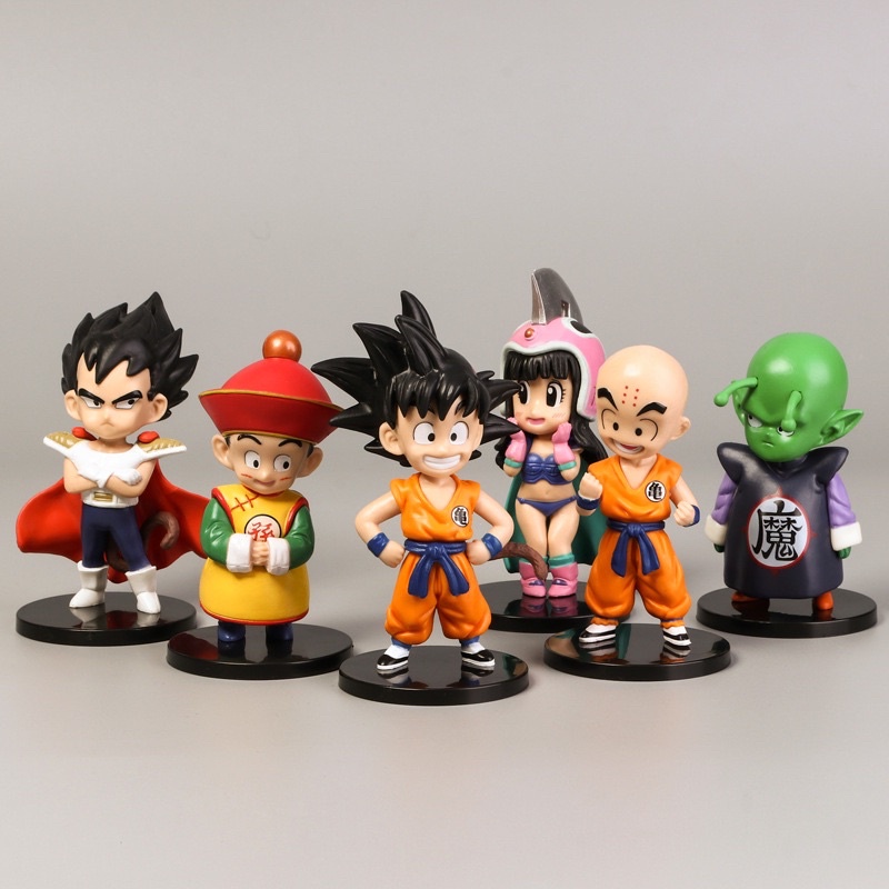 Mô hình nhân vật 7 viên ngọc rồng Dragon Ball chibi dễ thương (9-13cm) - mô hình Dragon Ball Monkey King Vegeta Chibi