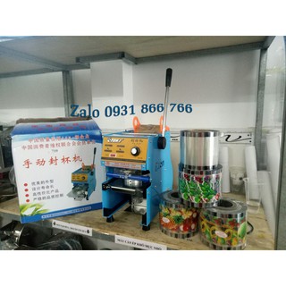 Máy dán miệng ly thủ công Eton D7 ép được ly 500ml-750ml(không keo)