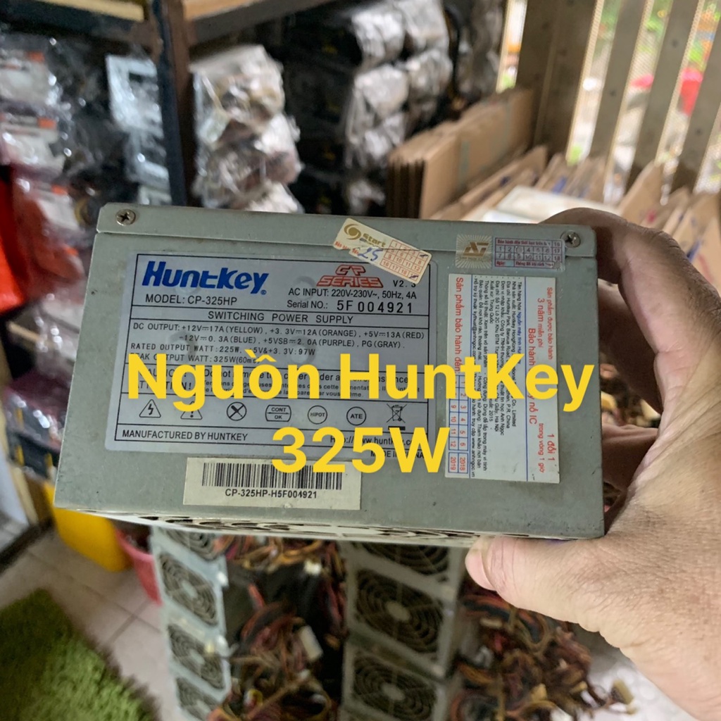 UPS N Guồn Hiệu HuntKey CP 325W HP Fan 12 - Vi Tính Bắc Hải