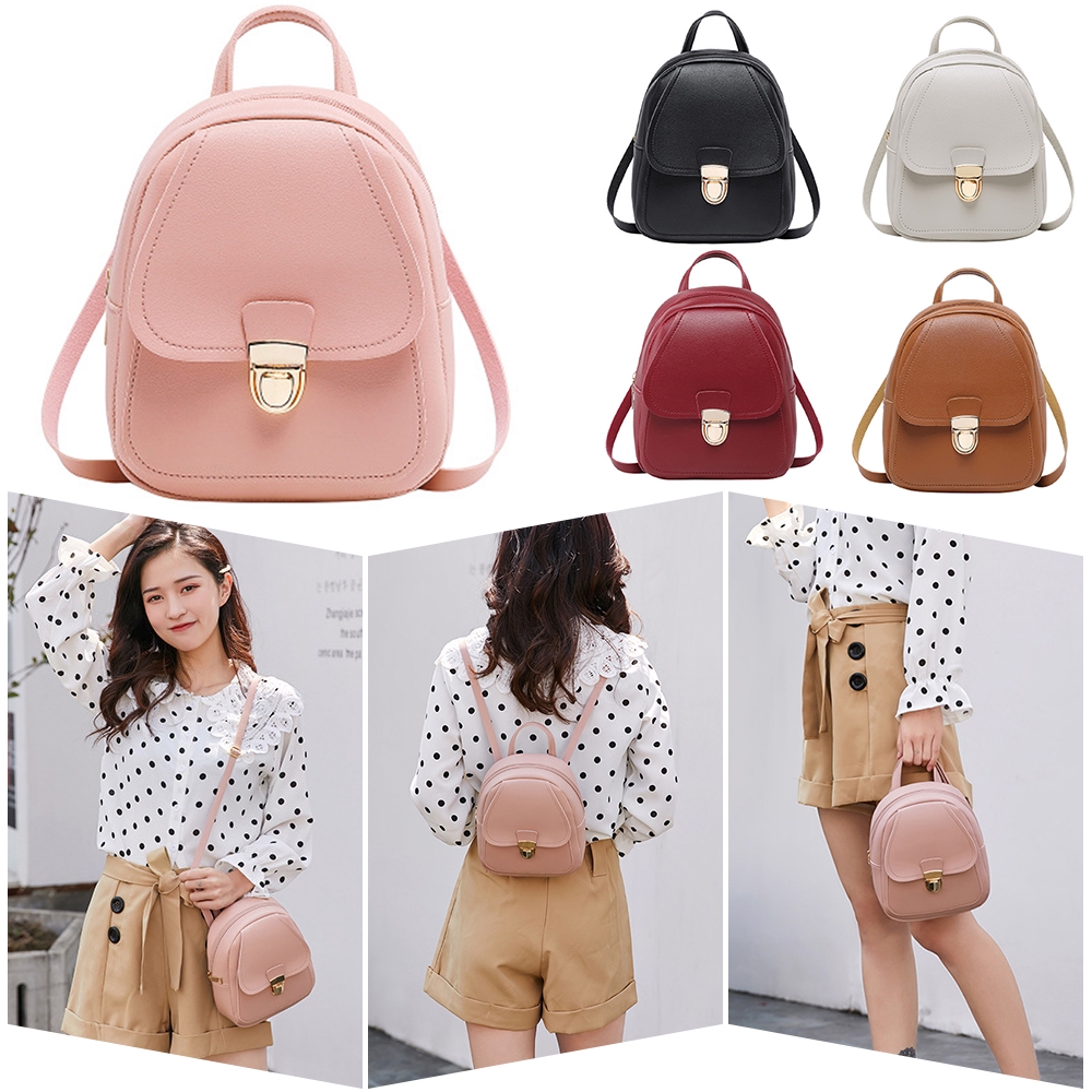 Balo da PU mini đa dụng cho nữ