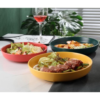 DĨA TRÒN SÂU LÒNG ĐƠN SẮC 21 CM