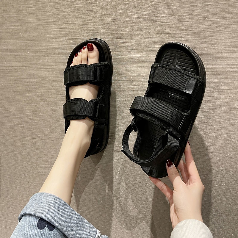 Xăng đan Đế Phẳng Chống Trượt Dễ Phối Đồ Thời Trang Mùa Hè Phong Cách Hàn Quốc Hàng Mới Cho Nữ