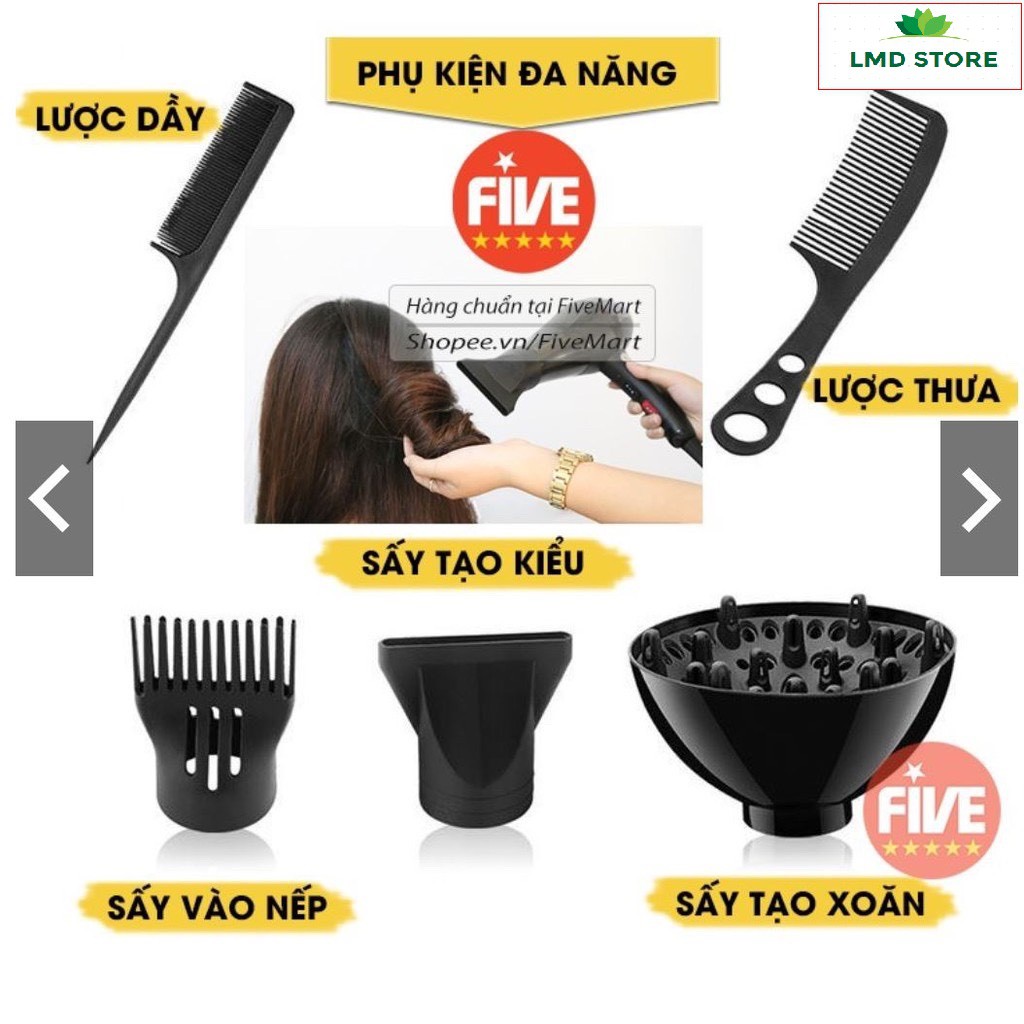 Máy Sấy Tóc Tạo Kiểu Deliya 2200W Công Suất Lớn loại 1- Hàng NB