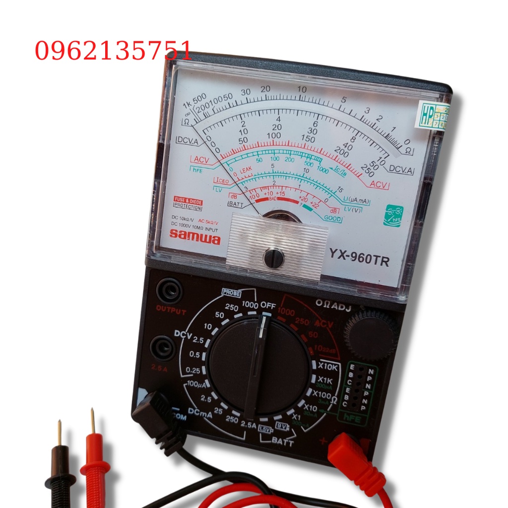 Đồng hồ đo điện vạn năng Samwa YX - 960TR