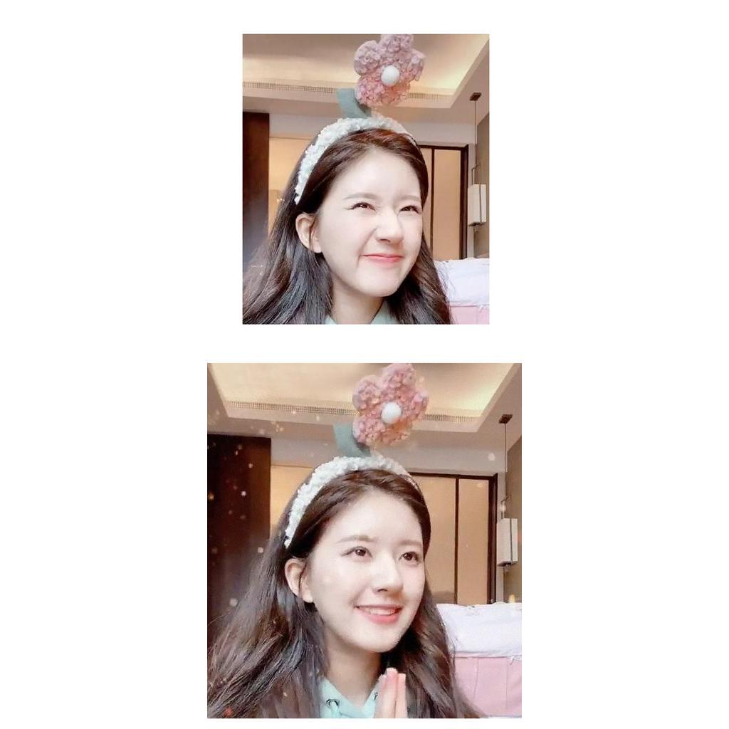 Băng đô đính hoa nhỏ dễ thương phong cách Hàn Quốc