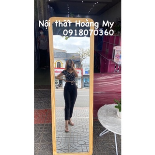 GƯƠNG TOÀN THÂN KHUNG GỖ CÓ CHÂN TỰA