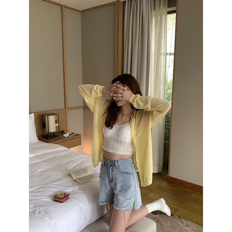 Quần Jean Denim Short nữ Rách Cao cấp Lưng cao Ống rộng Dáng suông Ulzzang Hàn Quốc Quần Bò đùi sooc nữ Thời trang