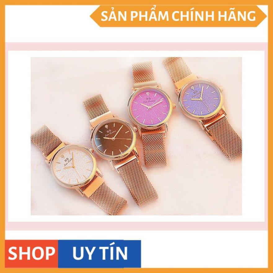 Đồng Hồ Nữ Bee Sister hàng chính hãng 1589 Dây Nam Châm Mặt Cát