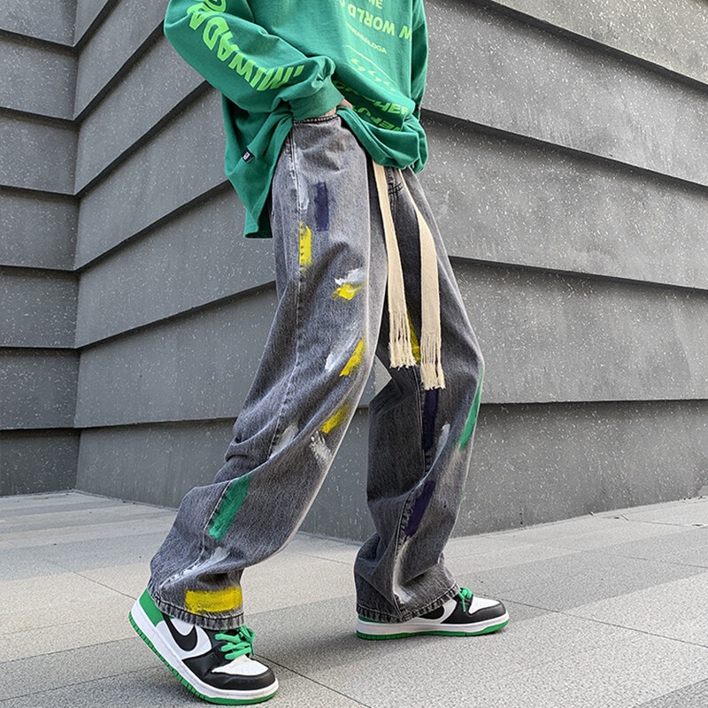 Quần jean dài AOKANG phong cách hiphop dành cho nam