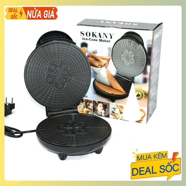Máy làm bánh quế cuộn chính hãng Sokany [BH 12 Tháng]