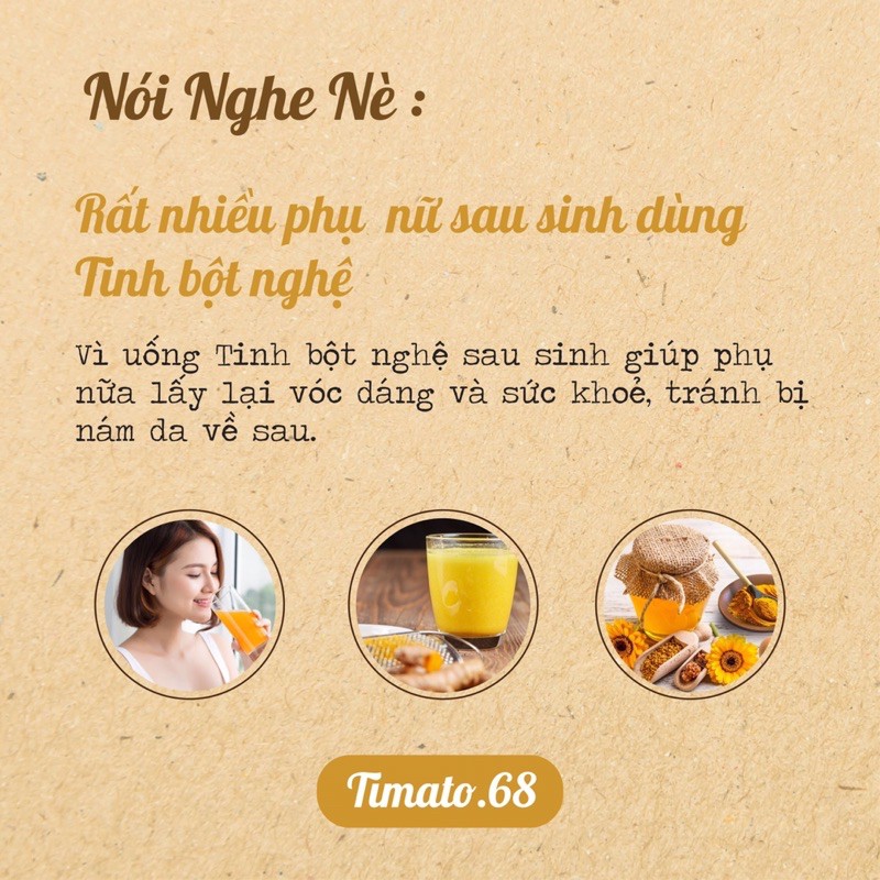 Tinh bột nghệ nguyên chất -nghệ từ vùng núi Nghệ An