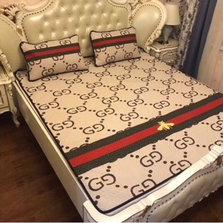 Chiếu lụa điều hoà thương hiệu, kèm 2 vỏ gối m8x2m